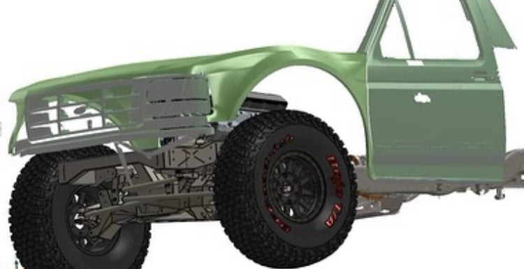 Bronco/f150 fabricated front frame section – ohhchofab